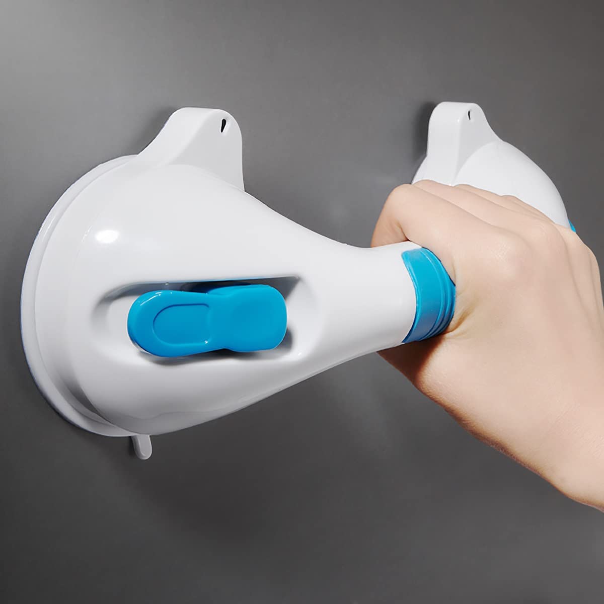 Barras de Agarre con Ventosa, manija de Seguridad for el baño, manija de la Puerta del baño en el baño del hogar, manija Antideslizante for Personas Mayores sin barreras (Size : L)