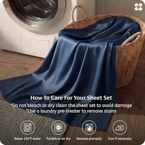 Bedsure PureWoven 100% Rayon Derived from Bamboo, Queen Sheets, 4 Pieces - image 8