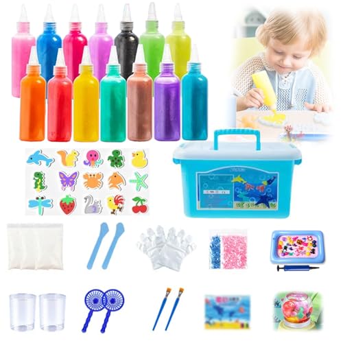 Kit Educativo Seguro De Duende Acuático Mágico Contcove, Kit De Juguete De Duende Acuático Mágico, Kit De Gel Acuático Hada Acuática, Juguetes DIY Para Niños (Edición Avanzada)