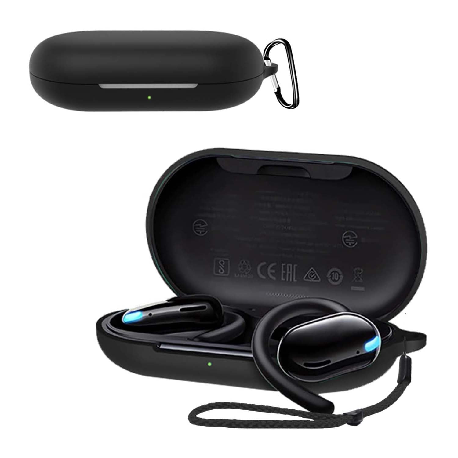 黒いワイヤレスイヤホンケース Amazon | For Anker SoundCore V20iイヤホン 用 ケース シリコン保護