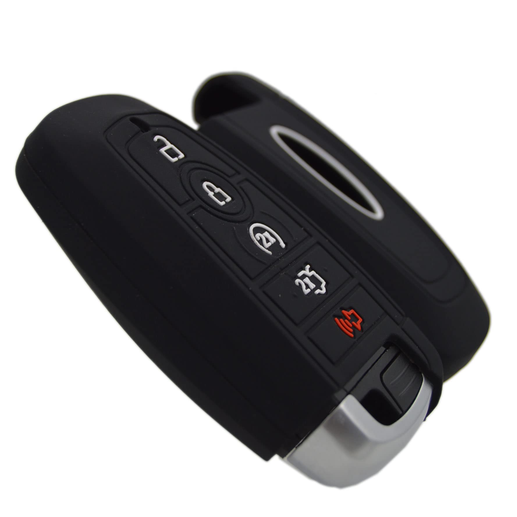 Silicone Key Fob Cover for Ford F150 Mustang Explorer Expedition Escape Edge Bronco Transit Maverick and Lincoln Navigator Nautilus Aviator Corsair