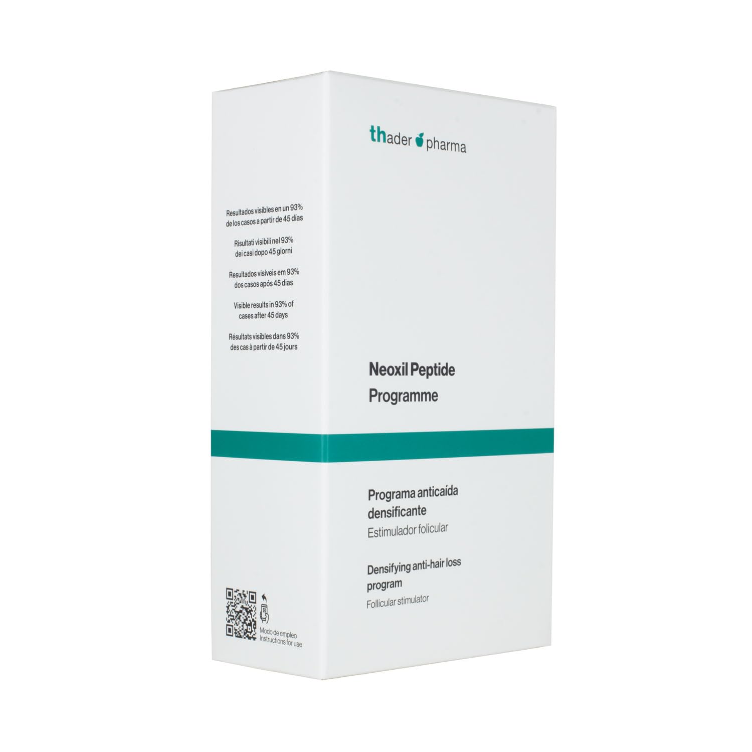 Thader Pharma Program zapobiegający wypadaniu włosów zagęszczający Neoxil Peptide: 50 ml koncentrat przeciw wypadaniu włosów + szampon zapobiegający wypadaniu włosów 300 ml