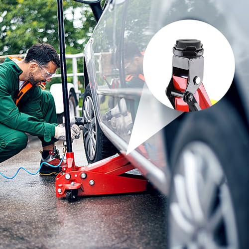 Image of Rubber Jack Pad,2PCS Universal Jack Pad Adapter,Rubber Slotted Frame Rail Pinch Welds Protector, Strong Jack Stand Accessories for for Cars