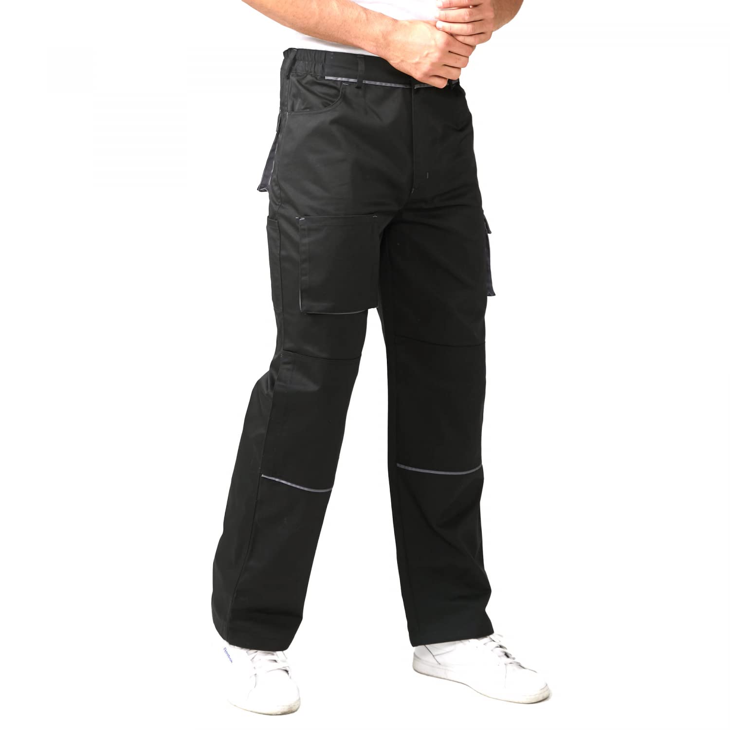 MISEMIYA PANTALÓN DE Trabajo MULTIBOLSILLO Uniforme Laboral Industrial TALLER MECÁNICO TÉCNICO Fontanero ALBAÑIL Ref.888