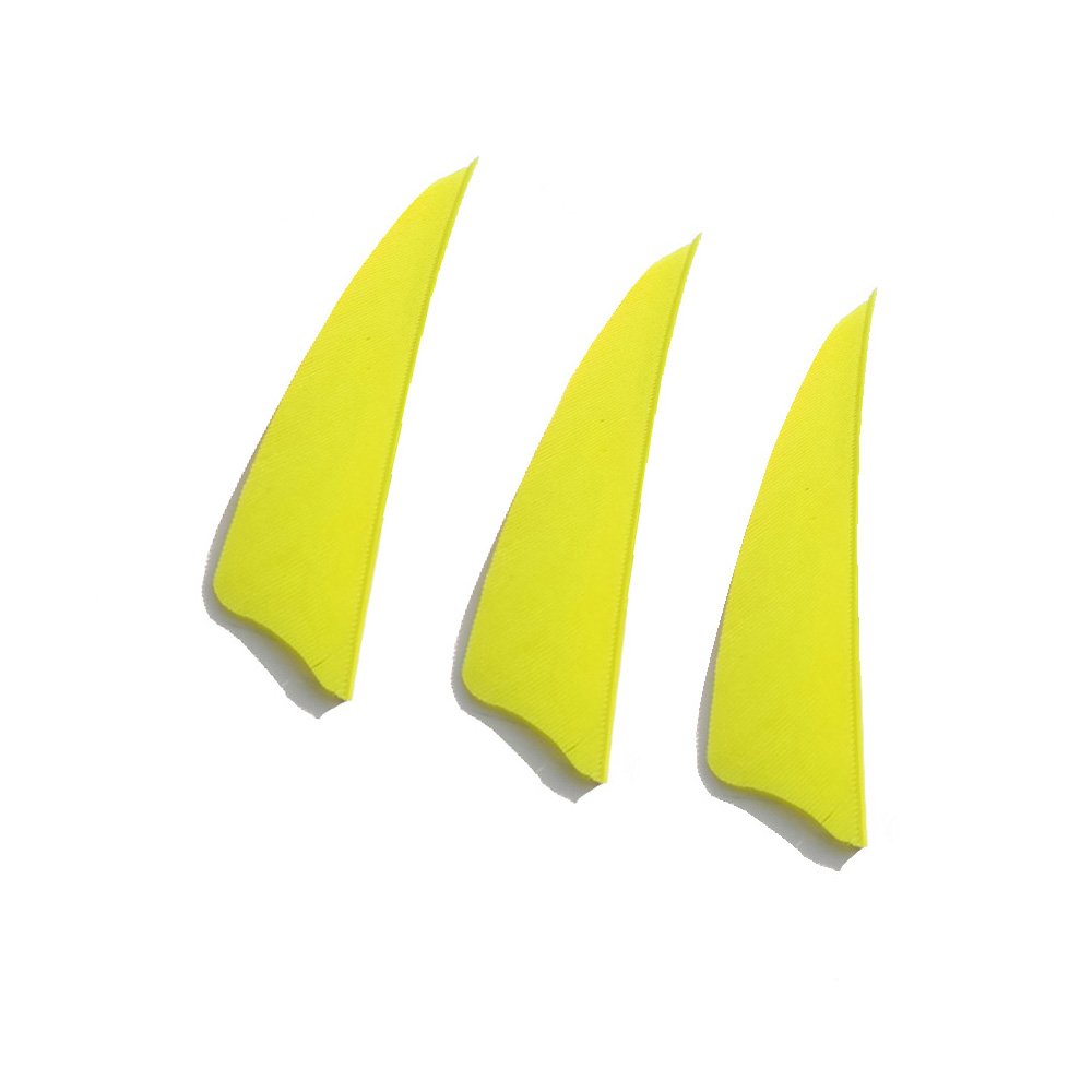 SHARROW 50pcs Archery Arrow Feathers 3" Natural Fletching Fletching Arrow Feathers, for Wood Arrows and Carbon Arrows