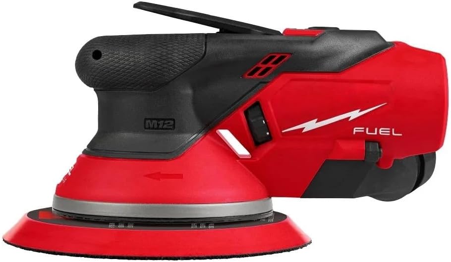 2585-20 Cordless Random Orbital Sander for Milwaukee M12 12V FUEL 6" Random Orbital Sander - 3/16" - Bare Tool