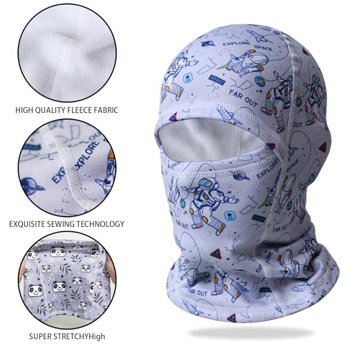 Kids Face Mask Windproof Ski Balaclava Face Neck Hat Face for Cold Weather Outdoor Skiing Cycling for Boys Girls4