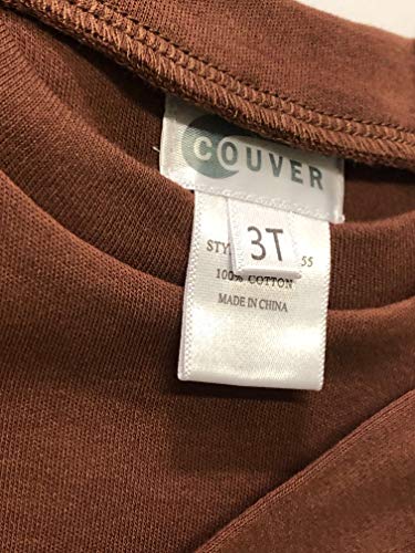 COUVER Youth Unisex Cotton Long Sleeve Crew Neck Tee Shirts4