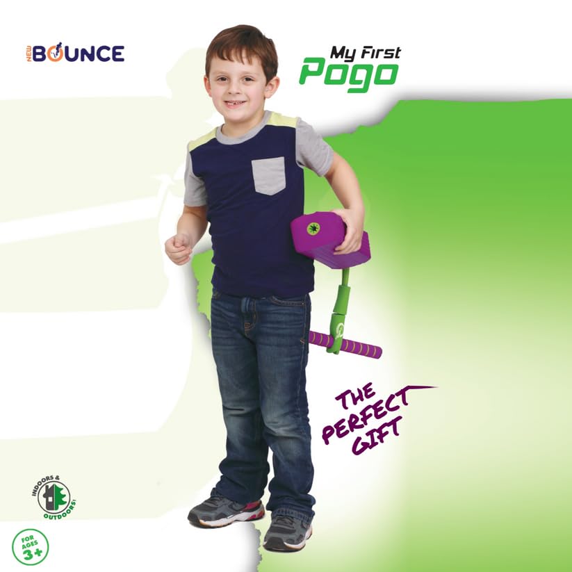 Image of New Bounce Pogo Stick for Toddlers, Foam Jumper, Ages 3+ | Foam Jumper, Age 3,4,5,6,7,8, Outdoor Jumping Toys, Birthday Gift for Toddler Girls and Boys