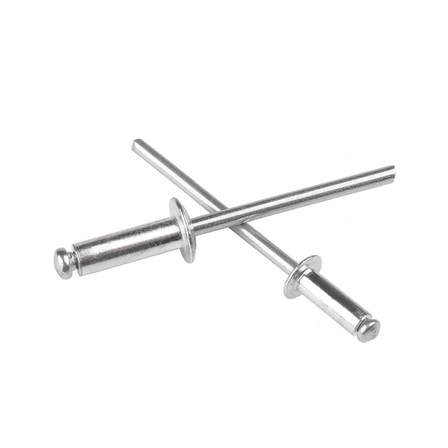 Rivets 20-100pcs M2.4 M3.2 M4M5 M6 Aluminium Mushroon Head Break Mandrel Blind Rivets Nail Pop Rivets for Furniture Car Aircraft (Color : M2.8 (100pcs), Size : 14mm)