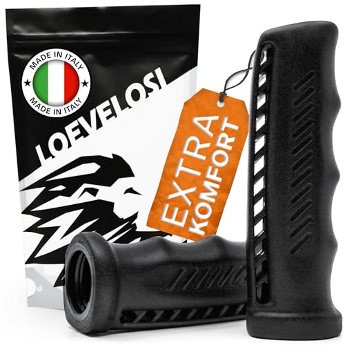 LOEVELOSI Gedämpfte Gummi Komfort Fahrrad-Griffe - Extra Weich,...