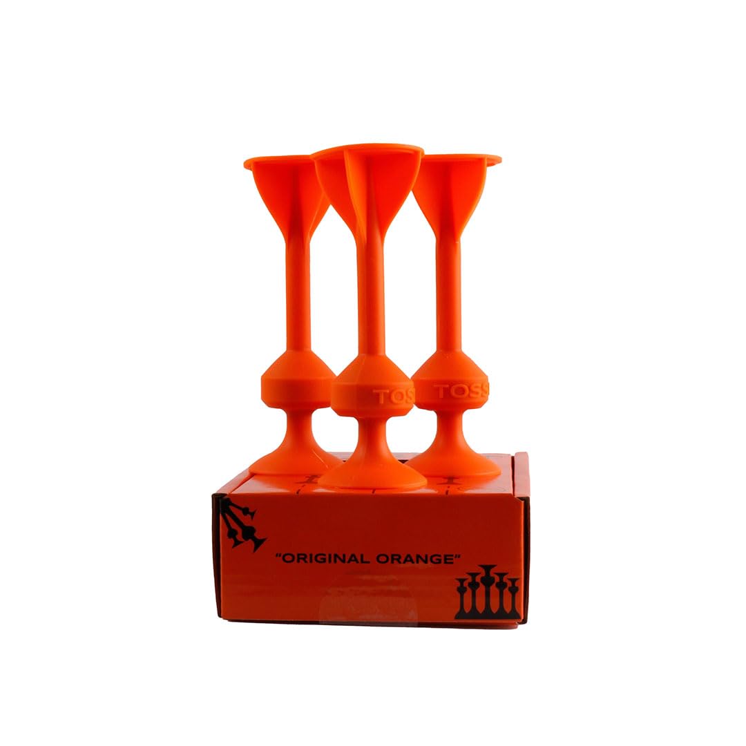 TOSSIT Suction Cup Darts, Toss Game Perfect Family and Party, Silicone Throwing Game for Backyard, Indoor and Outdoor Fun, Limited Expansion Pack, Original Orange