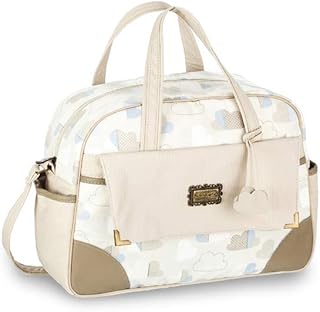 Bolsa Maternidade Fofura Nuvem - Fazendo Arte, Fazendo Arte, Bege