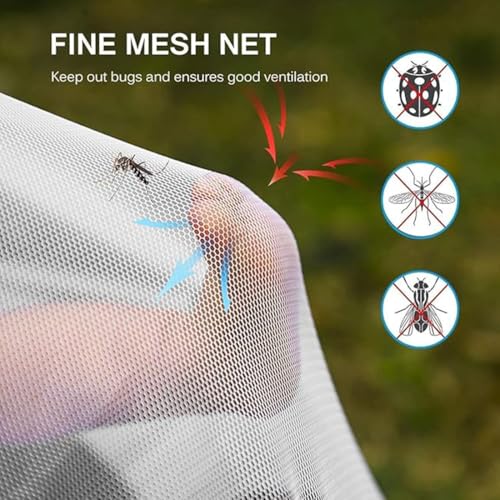 Image of Polyester Hanging Round Mosquito Net for Double Bed, King Size Bed (Purple)