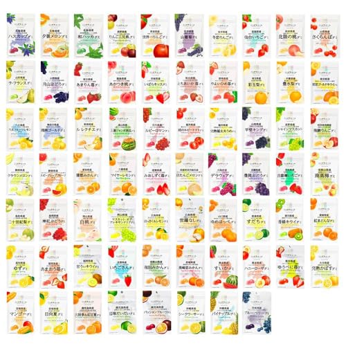 【全67種類セット】ニッポンエール ご当地グミ アソート コンプリート 詰め合わせ ご当地 お菓子 グルメ お土産 名産 果実グミ 全国農協食品のサムネイル