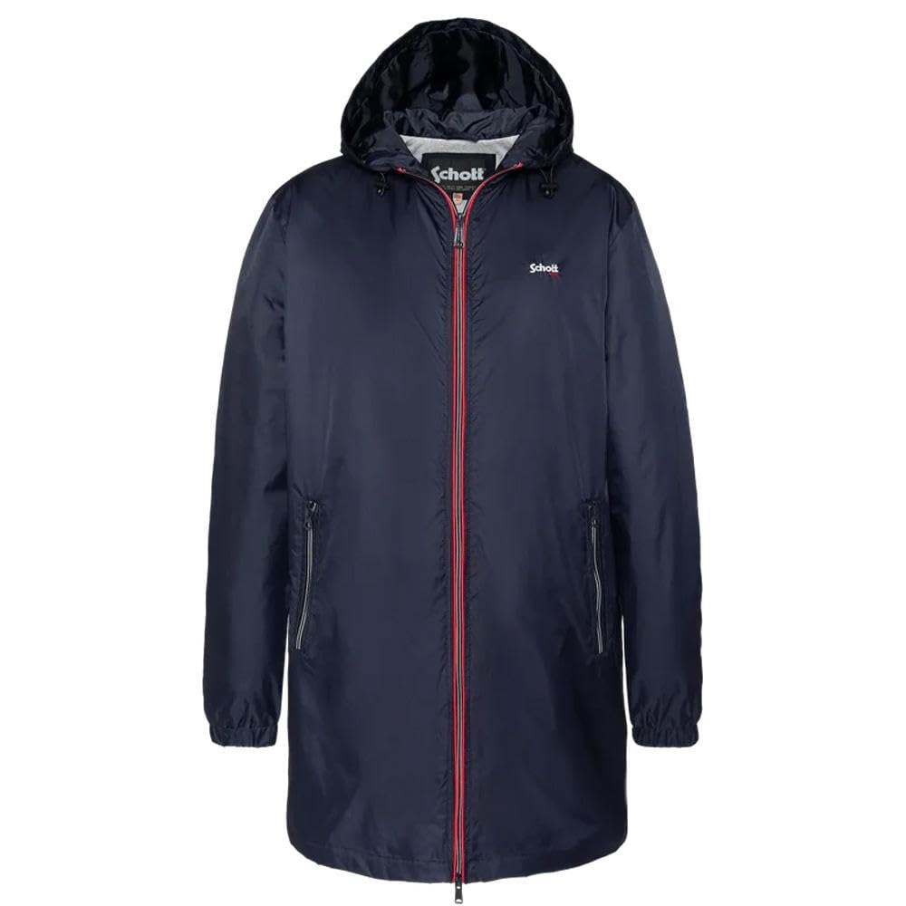 Veste Marine Homme Schott CLYDE Blouson Caban Bleu