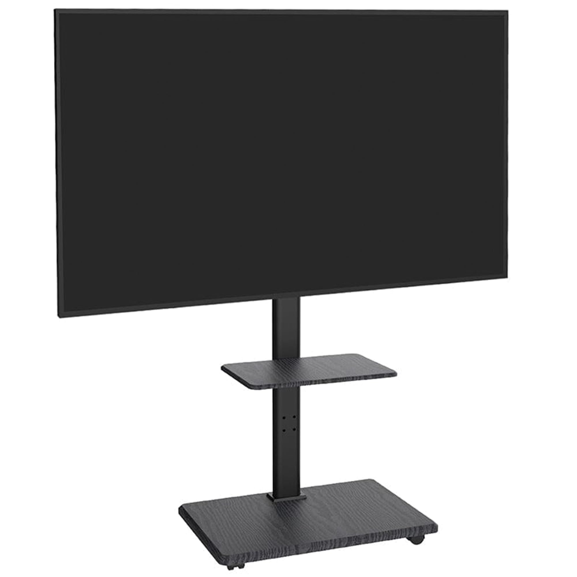 shelf stand tv con ruote base legno 32-70 kg 45 kg