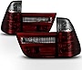 ACANII - For 2000-2006 BMW E53 X5 Red Smoked Tail Lights Brake Lamps Replacement Driver & Passenger Side