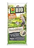 COMPO BIO Rasendünger, Naturdünger für Rasen, Natürliche Sofort- und Langzeitwirkung, Feingranulat, 10,05 kg, 250 m²