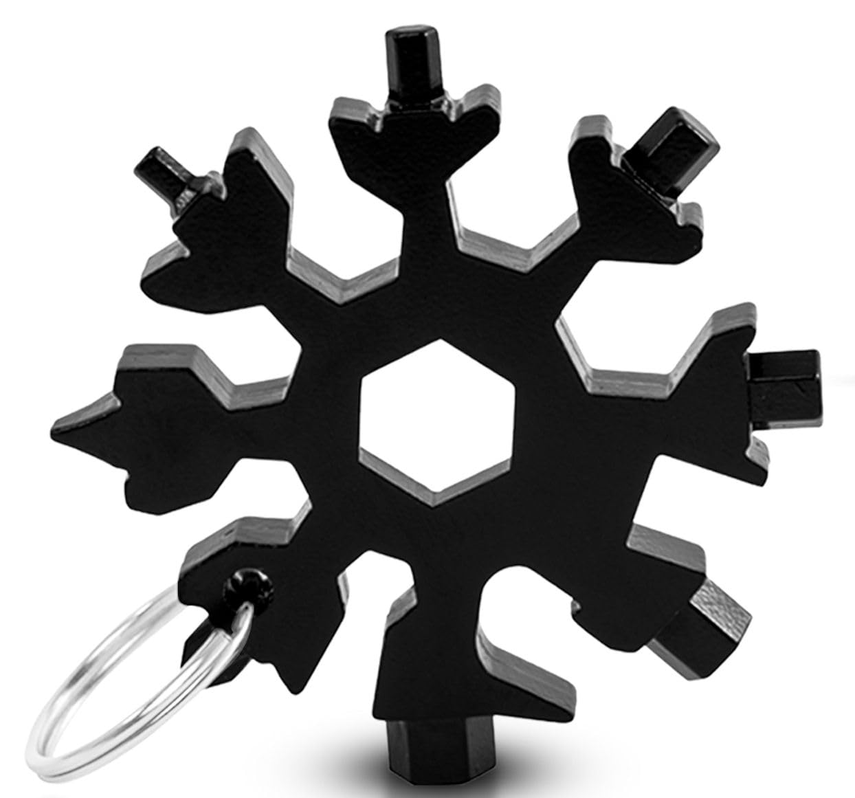 18-in-1 Snowflake Multitool, Stainless Steel Snowflake Bottle Opener - View #6