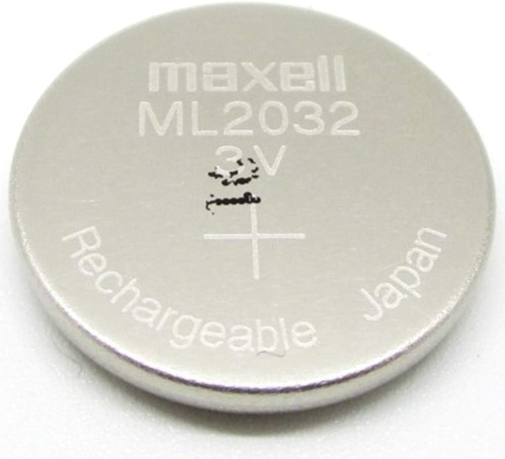 Maxell ML2032 2032 One Single Lithium Rechargeable Coin Cell Battery 3V Japan