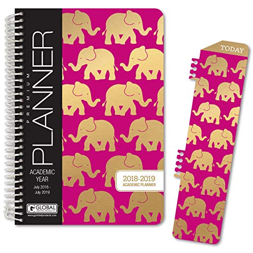 HARDCOVER Academic Year Planner 2018-2019 - 5.5