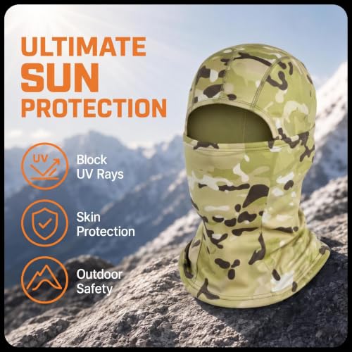 Image of Balaclava Ski Mask Sun Protection Hood Face Cover Full Head Mask for Hunting Fishing Skiing