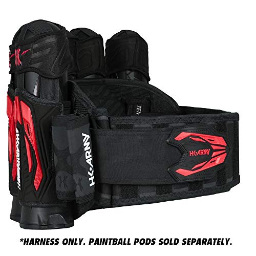 Hk Army Zero G 2.0 Paintball Harness 5+4 Pod Pack - Black/Red #TOP1