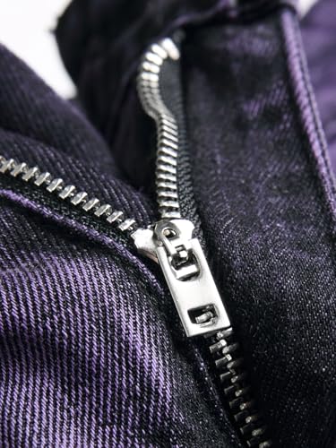 Men's Ripped Jeans Regular Fit Distressed Slim Straight Leg Stacked Biker Fashion Comfort Denim Pants4