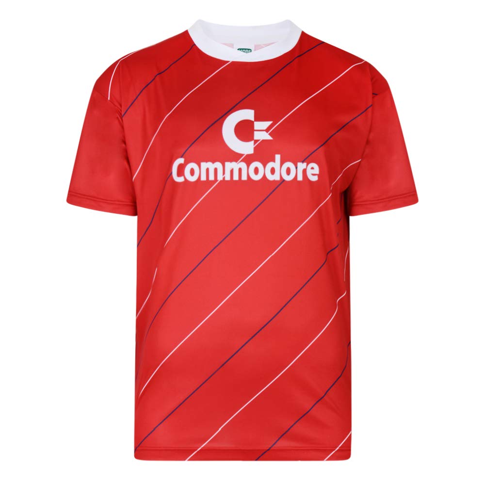 Score Draw Bayern Commodore 1984 trikot Retro Football shirt
