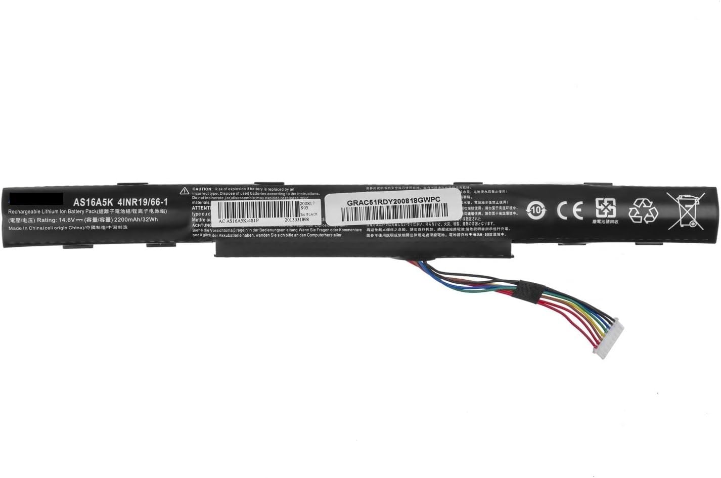 Wefly AS16A5K AS16A8K Laptop Battery Compatible for Ac-er Aspire E15 E5-575 E5-575G E5-774 E5-774G Series AS16A7K Laptop Battery