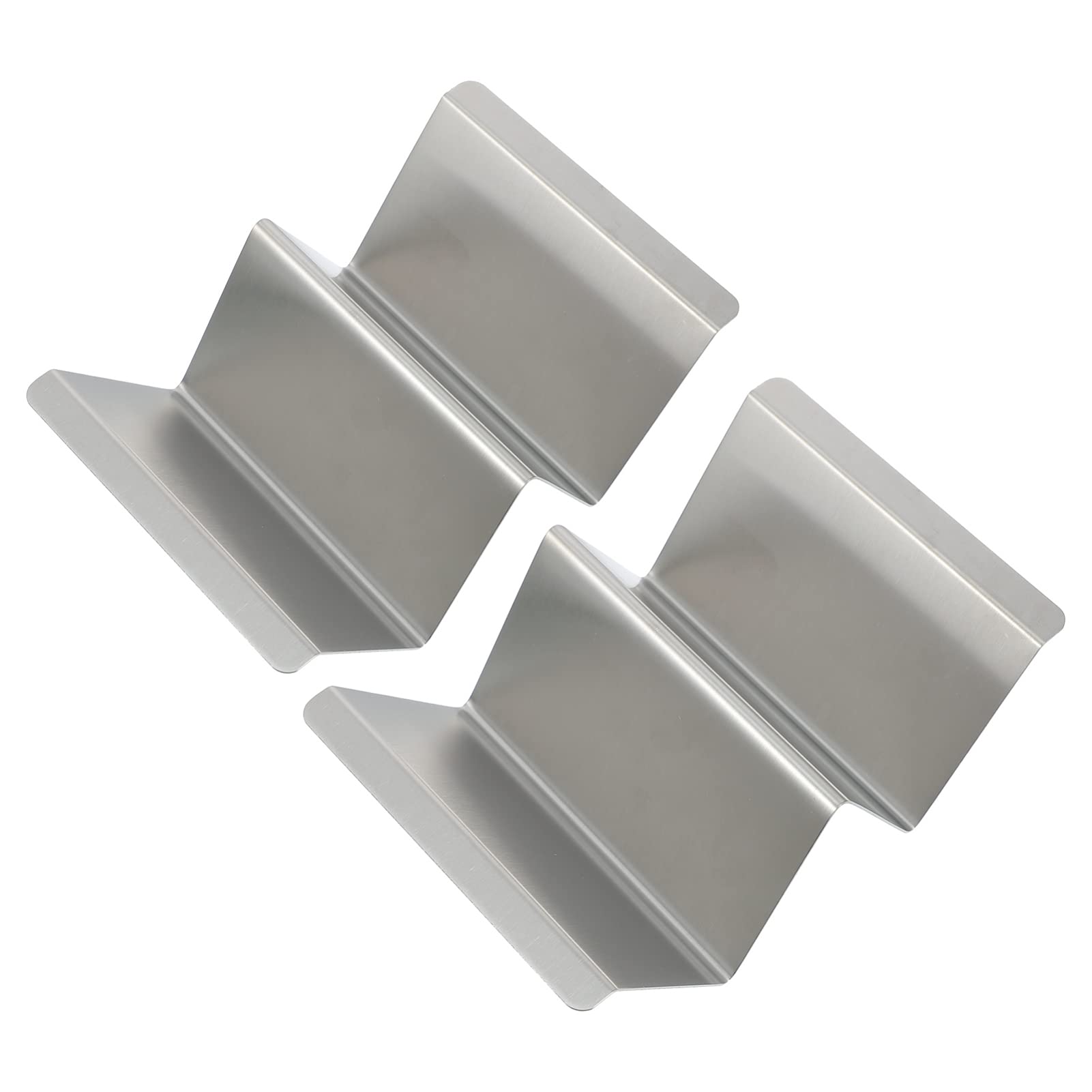 HOLIDYOYO Taco Holder Stand Tortilla Roll Rack Comfortable to Hold Stainless Steel Taco Rack for Home