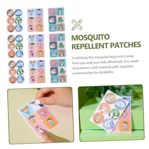 NOLITOY 108 Unidades Adesivos De Mosquito Adesivos Decorativos Adesivos Ao Ar Livre Patches De Desen