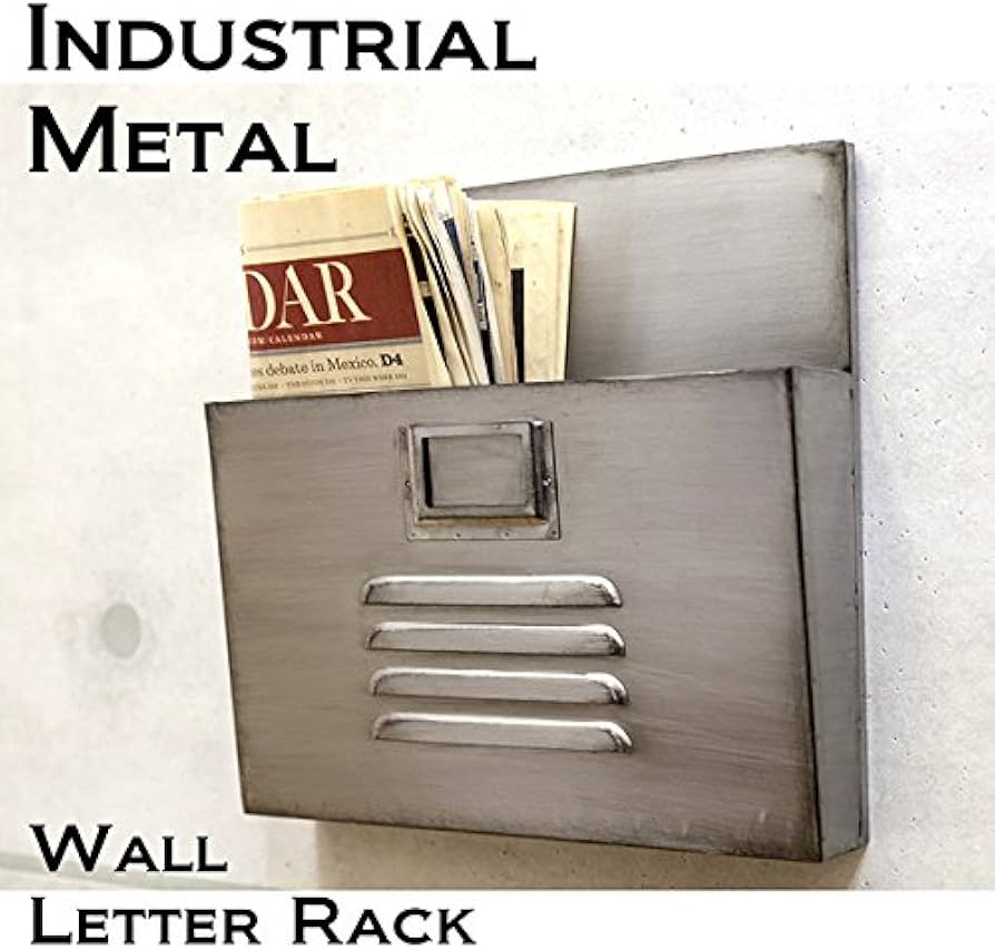 Industrial l】インダストリアル ウォール レターラック4 Amazon Industrial l】インダストリアル ウォール レターラック4 Amazon