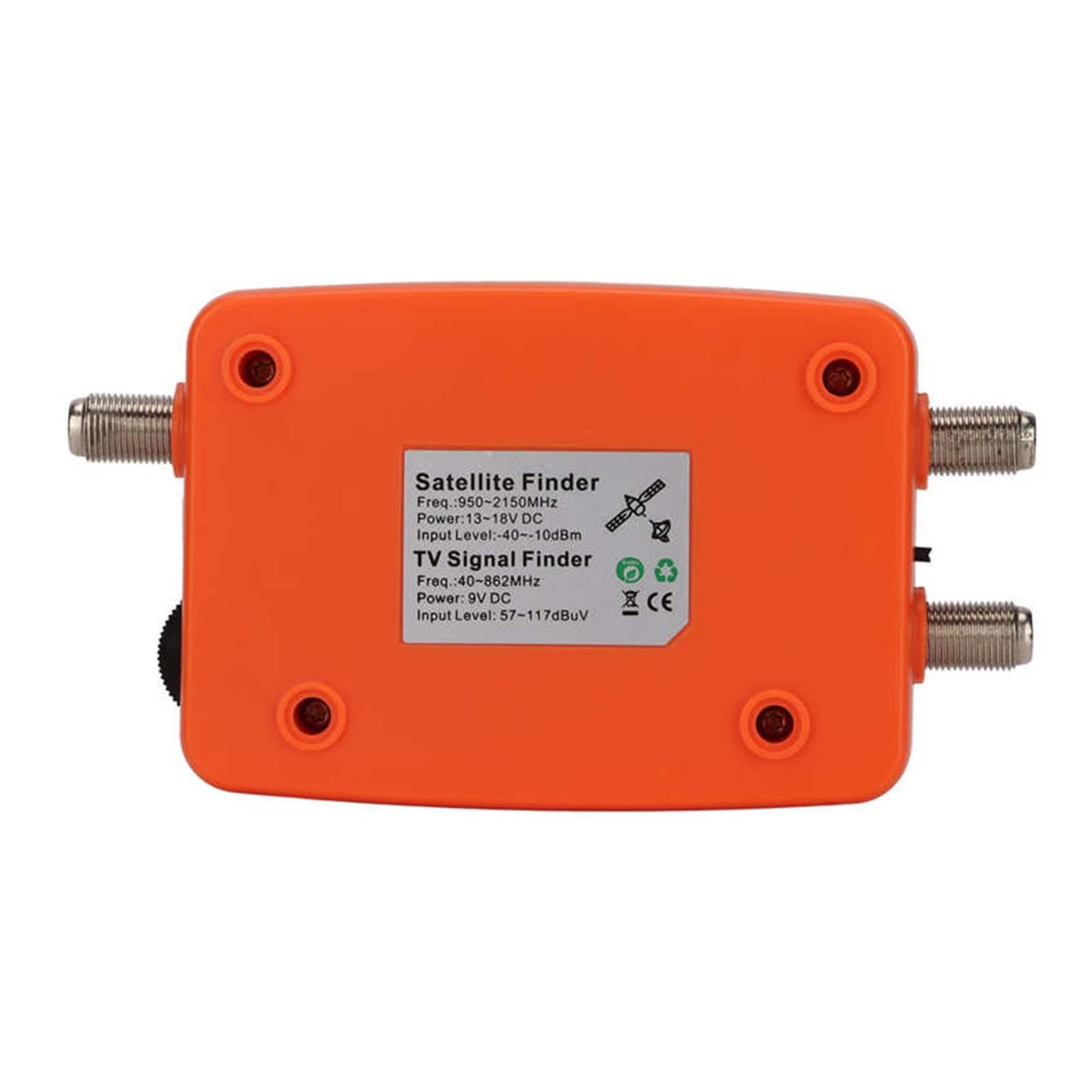 Medidor de Campo TDT, Buscador de señal de TV satelital Pantalla LCD Medidor de señal satelital digital con brújula Control de zumbador Buscador de señal satelital ,para configurar antena parabólica