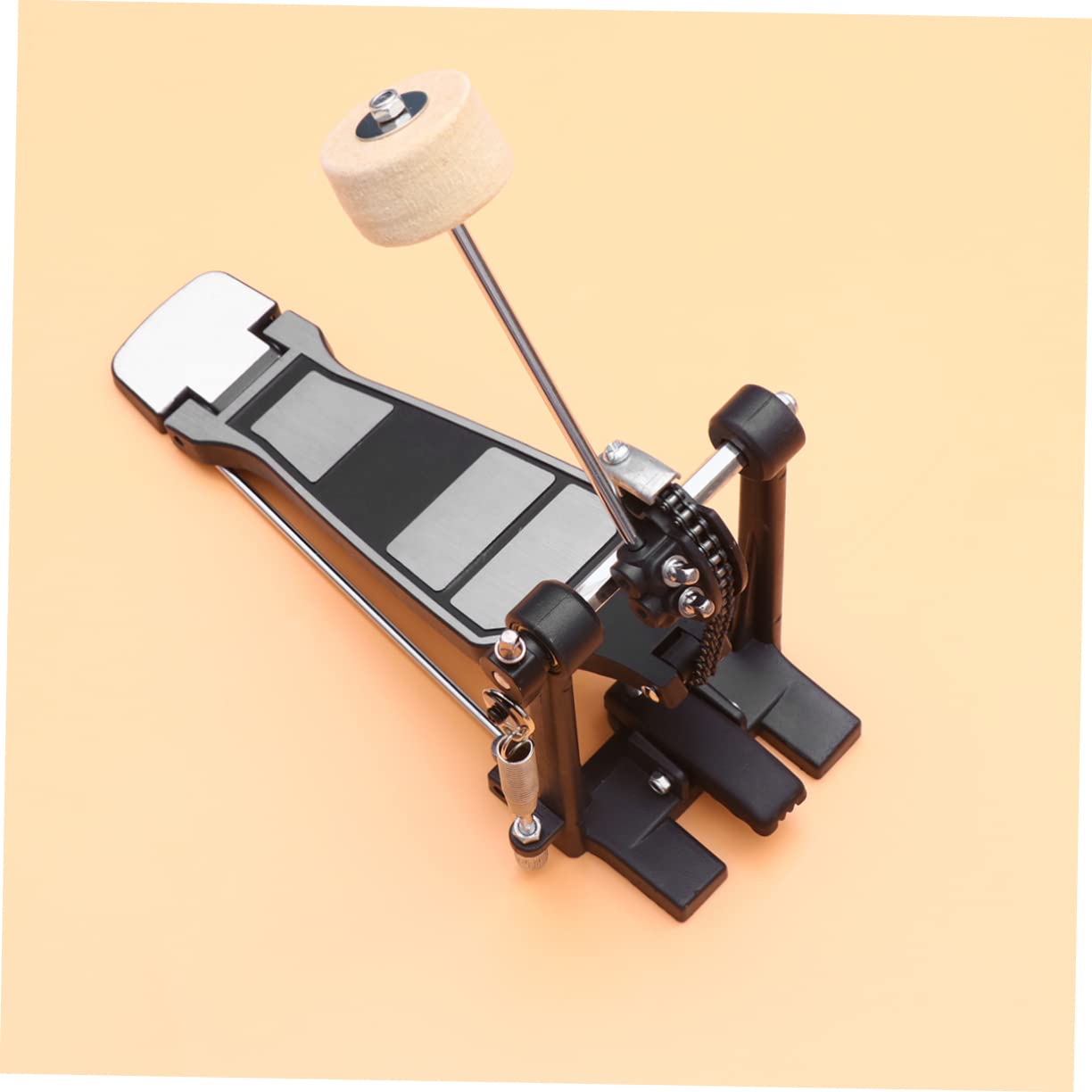 VICASKY Professional Drum Pedal Set Metal Drum Foot Pedal for Single Bass and Sticks