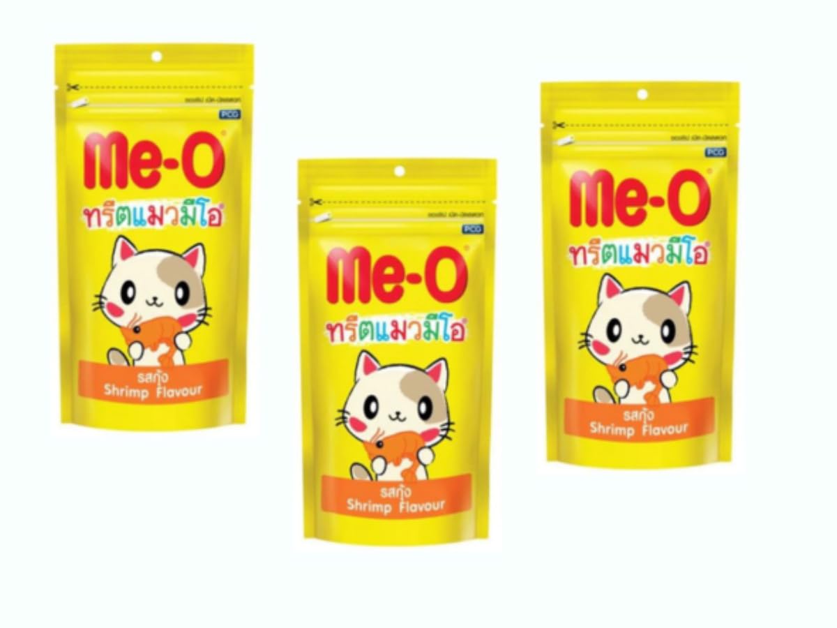 Meo Cat Dry Treats with Shrimp Flavour Real Fish Crunchy and Tasty Food for Cats and Kittens 50g (Pack of 3) Sold by Fps (B0CTHL5Y2H) Amazon Price History, Amazon Price Tracker