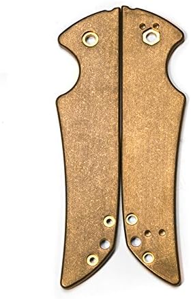 Custom Brass Scales Compatible with Kershaw Skyline Folding Knife