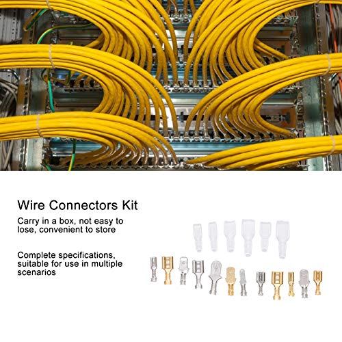 Terminais de crimpagem de fios, kit de terminais leves em peso Excelente acabamento para trabalhador