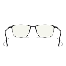MERRY\'S Fashion Blue Light Blocking Glasses - Reading Glasses Metal Frame Spring Hinge Readers for Men Eyeglasses
