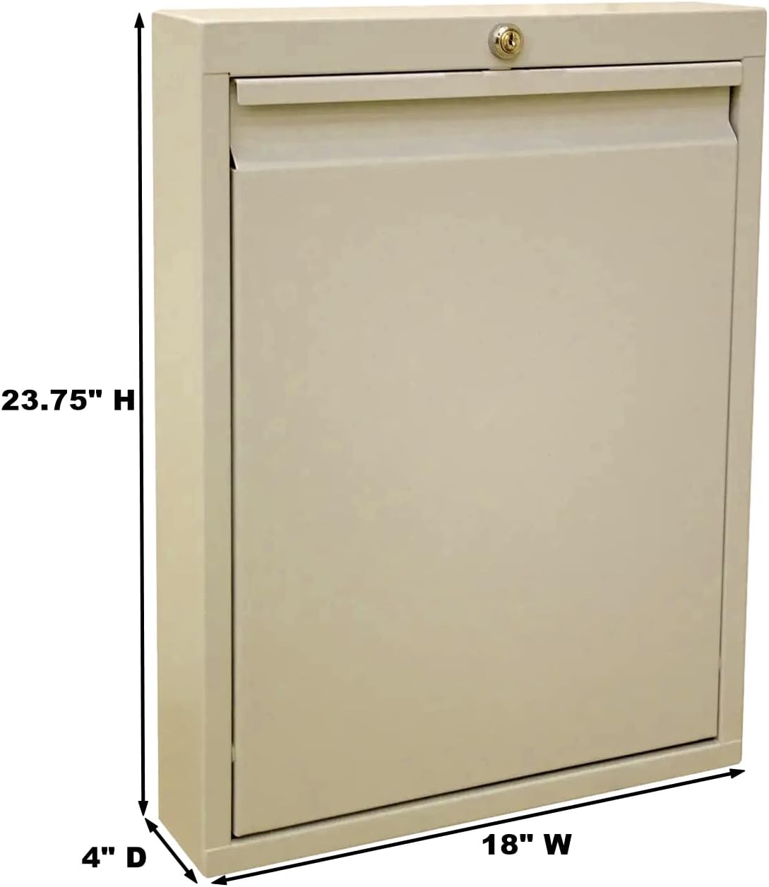 Omnimed 291562-BG Deluxe Self Close Wall Desk, Beige