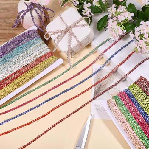 Cinta de trenza para cortinas de hogar y accesorios de boda en doce tonos de encaje 6