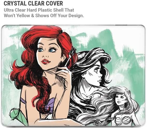 Skinit Case + Skin Compatible with MacBook Air 13in M1 (2021) - Officially Licensed Disney Ariel Sketch Design