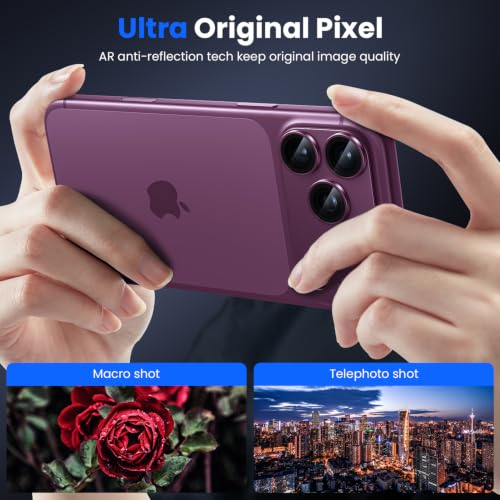 Image of WSKEN for 18 Pro Max Camera Lens Protector for iPhone - Military Grade
