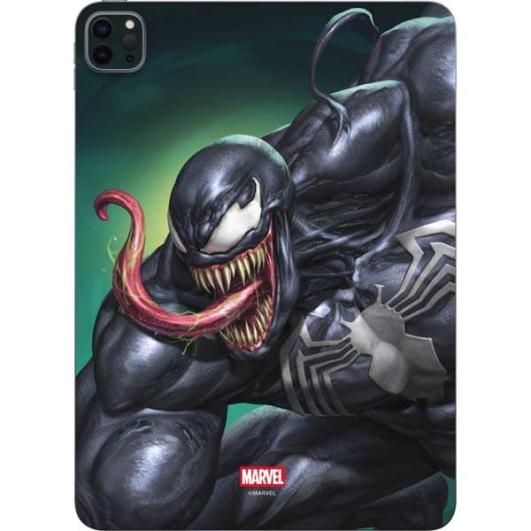 Skinit Decal Tablet Skin Compatible with iPad Pro 12.9in (2021) - Officially Licensed Marvel Venom Symbiote Design