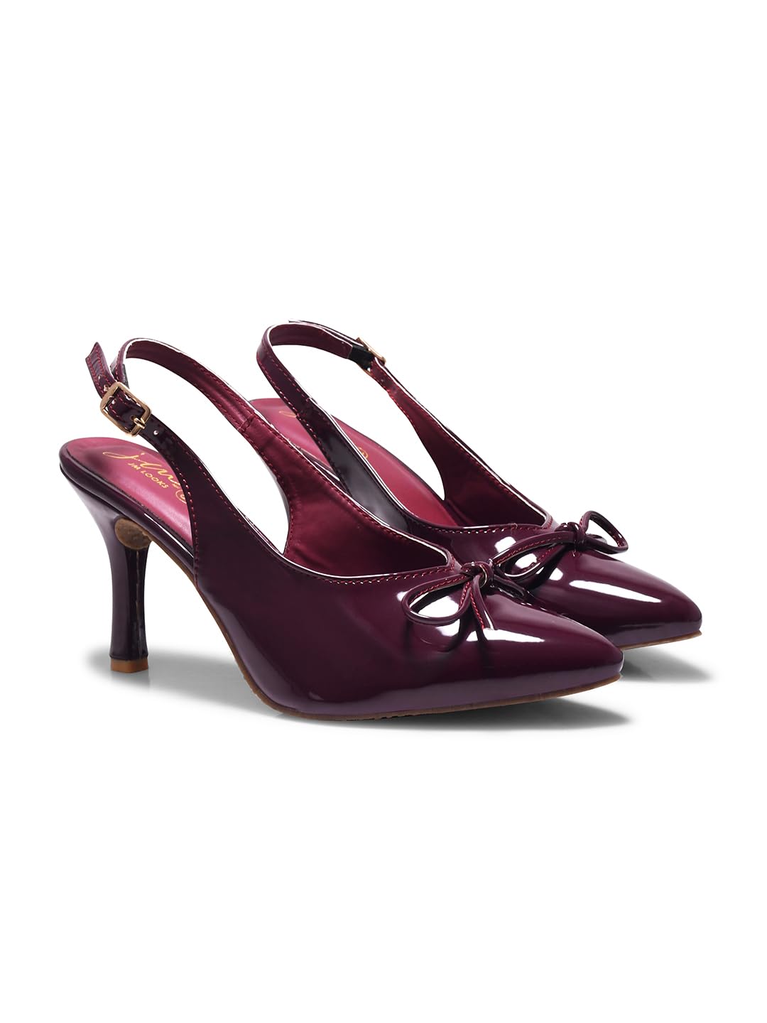 jm looks Slingback Heels for Women Pointed Toe Stiletto High Heels Stretch Slip on Backless Fashion Comfortable Dress Pumps Shoes-picture-18