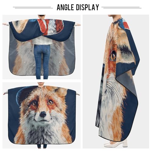 Capa impermeable para barbería 140x165 cm unisex miniatura 5
