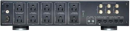 Miniatura 4 de Panamax Home theater con 11 salidas, administración de energía con protección contra sobretensiones y acondicionamiento de energía Negro