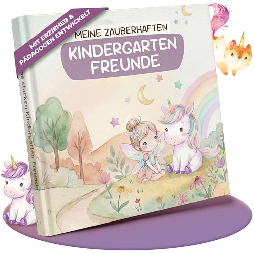 lila liebt dich Freundebuch Kindergarten Einhorn I Kindergarten Freundebuch