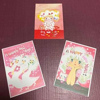 Amazon | 田村セツコさん ポストカード 3種 | ポストカード・絵柄付